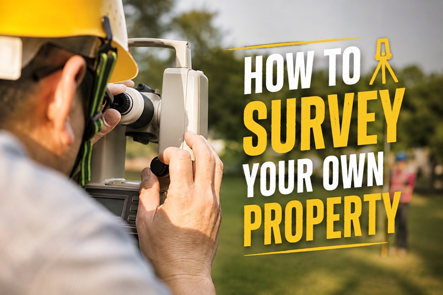 how to survey your own property